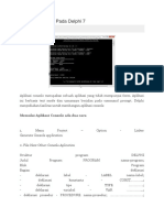 Aplikasi Console Pada Delphi 7