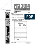 2014 PT3 50 Mathematics