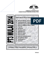 Akademik Format Instrumen PT3