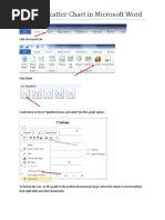 How To Create A Scatter Chart in Microsoft Word