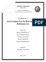 Inverse Square Law For Heat and Stefan-Boltzmann Law: Experiment No. 2