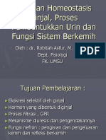 Peranan Homeostasis Ginjal, Proses Pembentukkan Urin Dan