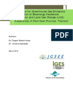 Guideline For Greenhouse Gas Emissions Calculation of Bioenergy Feedstock Production and Land Use Change (LUC)