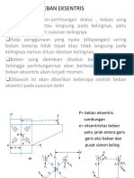 Beban Eksentris Paku Keling