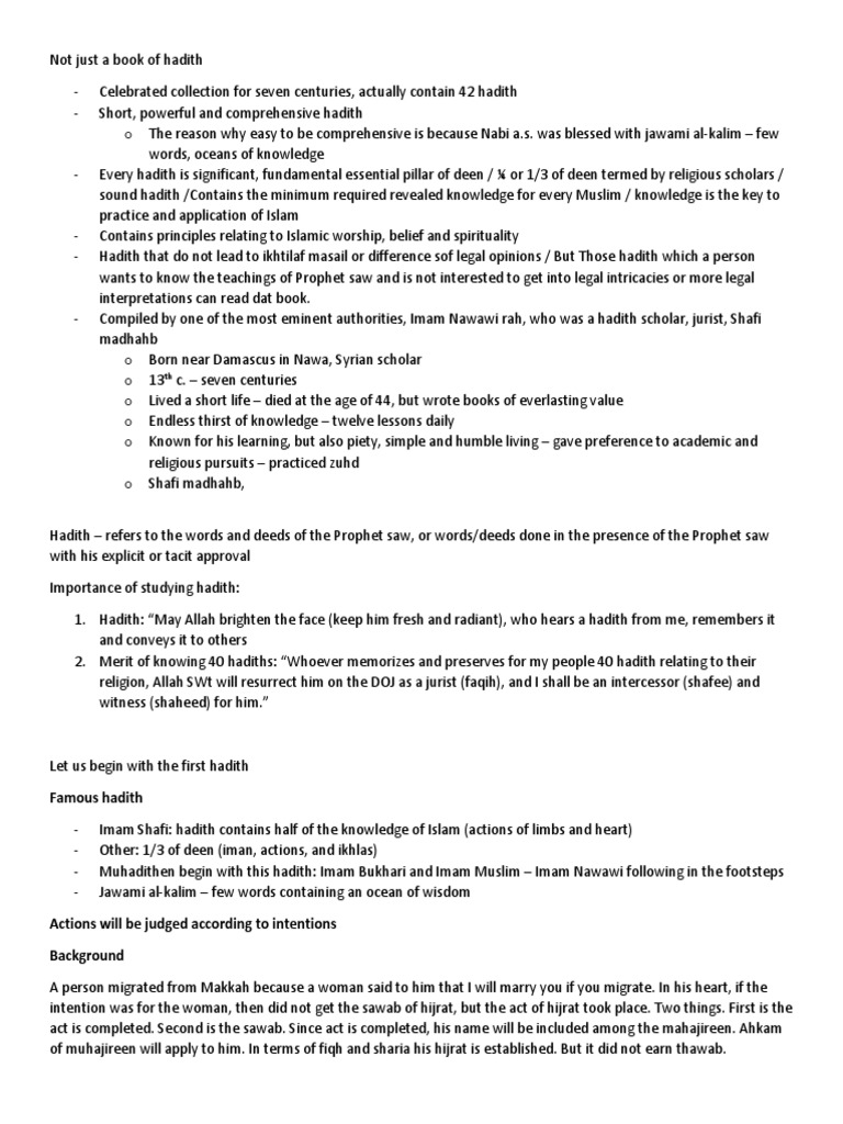 Hadith collection image