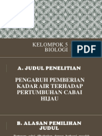 KELOMPOK 5 BIOLOGI