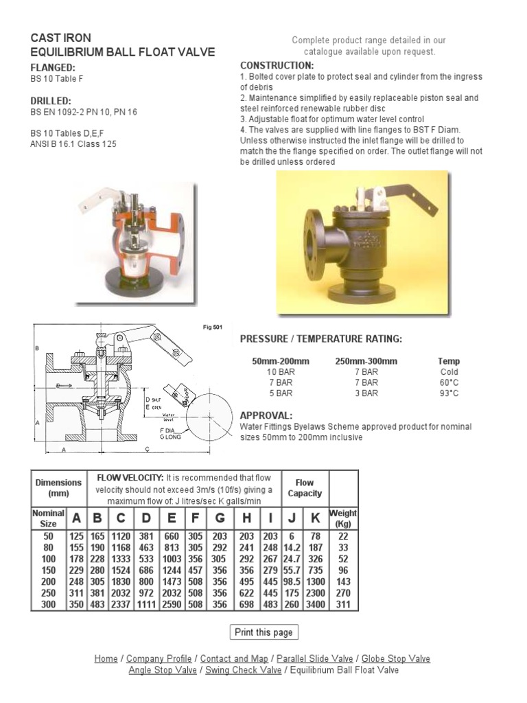 EQUILIBRIUM BALL FLOAT VALVE.pdf Valve Gas Technologies