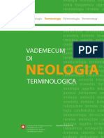 Vademecum Di Neologia Terminologica