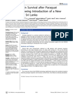 Improvement in Survival After Paraquat Ingestion