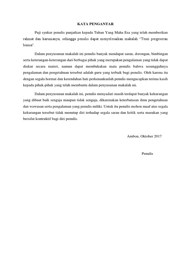 Kata Pengantar Diunggah Oleh Fatmawati Sillehu