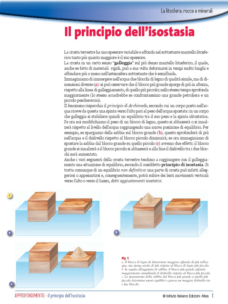 01 Principio Isostasia | PDF