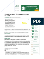 Juros Simples e Compostos No Excel