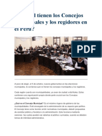 Rol concejos y regidores