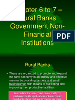Chapter 6 To 7 - Rural Banks Government Non-Financial Institutions