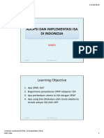 Adopsi Dan Implementasi Isa Di Indonesia