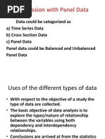 Regression With Panel Data