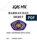 Barisan dan Deret