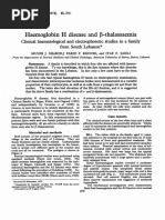 Haemoglobin F3-Thalassaemia: H Disease and