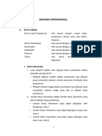 Definisi Operasional PKP 2015