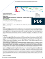 Domestic Investment, Foreign Direct Inv..