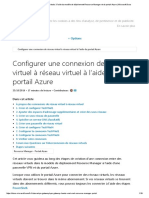 Connecter Des Réseaux Virtuels À L'aide Du Modèle de Déploiement Resource Manager Et Du Portail Azure - Microsoft Docs