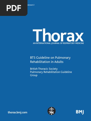 2013 Bts Guideline For Pulmonary Rehabilitation Pdf Physical