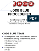 Code Blue Procedures: Luis Enriquez RN, BS
