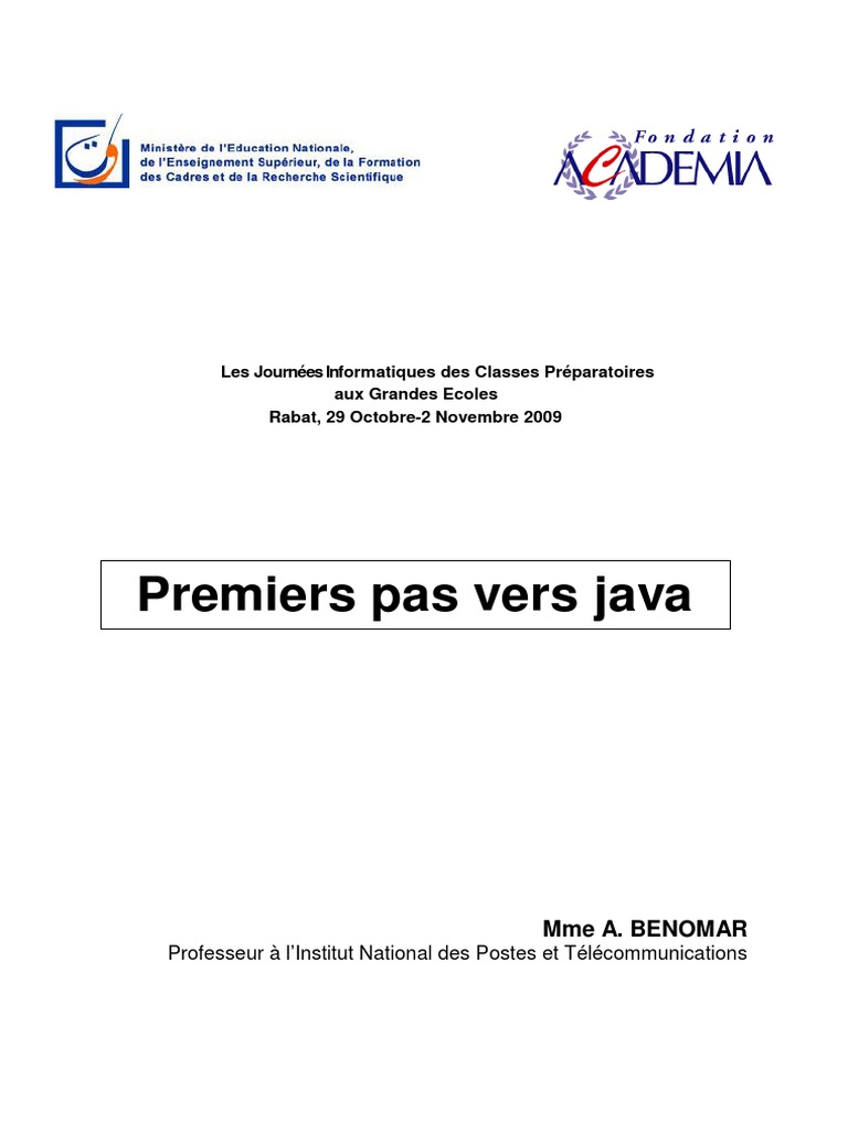 Introduction au langage Java | PDF | Classe (informatique) | Java ...