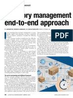 Inventory Management Requires: End-To-End Approach