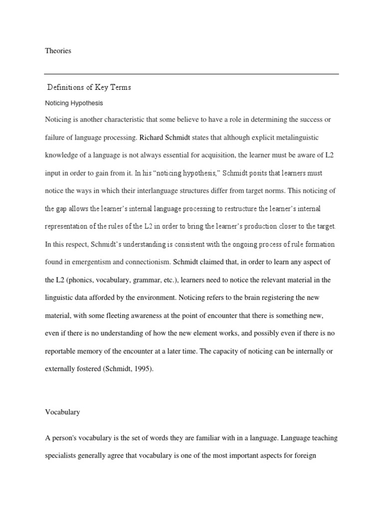 Theories | Flashcard | Vocabulary | Free 30-day Trial | Scribd