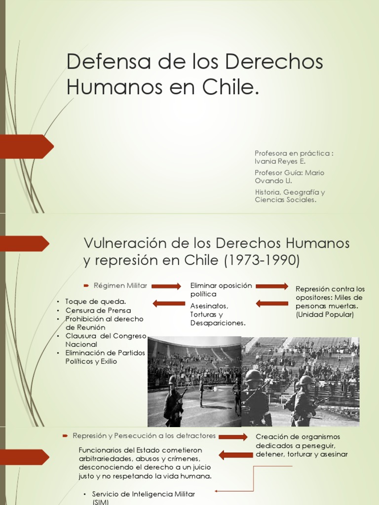 Derechos Humanos en Chile (1973-1990) | PDF | Abusos de derechos ...