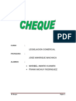 Monografia CHEQUE