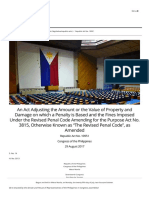 Republic Act No. 10951 Congress of The Philippines 29 August 2017