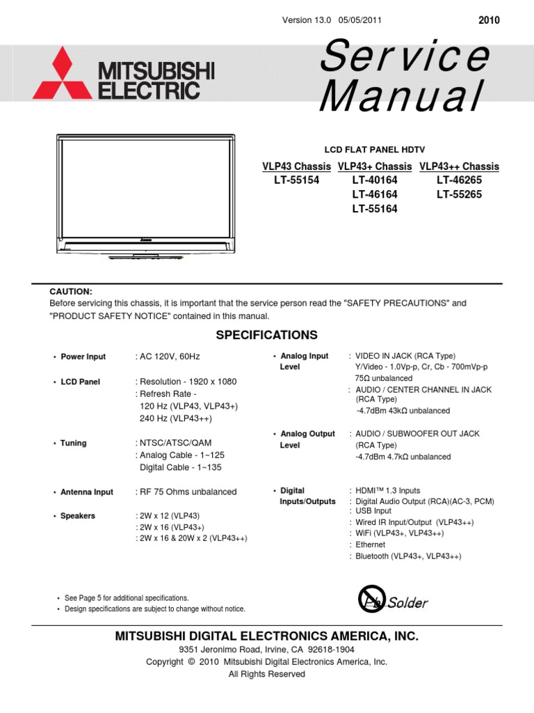 Mitsubishi Service Manual PDF Electrical Connector Backup