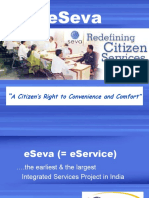 Eseva: A Citizen'S Right To Convenience and Comfort"