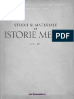 Studii Si Materiale Istorie Medie 04 (1960)