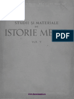 Studii Si Materiale Istorie Medie 05 (1962)