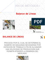 Balance de Linea Simple PDF