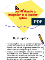 Perceptia Vizuala Si Iluzii Optice