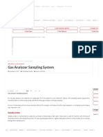Gas Analyzer Sampling System Instrumentation Tools