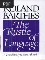 Roland Barthes The Rustle of Language