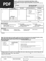NCCD Evidence Collection Checklist | PDF | Wellness