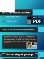 Environmental Problem: Oscar Israel Montero Franco "B"