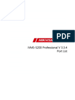 IVMS-5200 Professional V3.3.4 - Port List