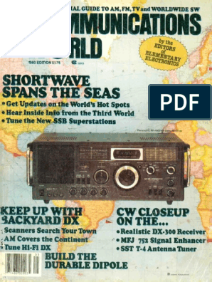 Communications World 1980 Am Broadcasting Radio