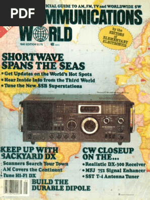 Communications World 1980 Am Broadcasting Radio