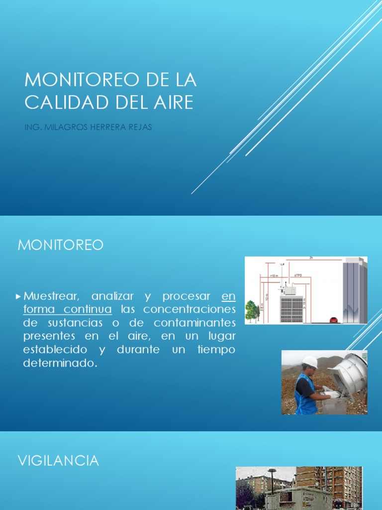 Monitoreo de la Calidad del Aire | PDF | La contaminación del aire ...