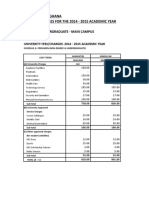 2014-2015 Fees For Publication