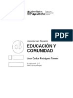 EDUCACIÓN Y COMUNIDAD  2017