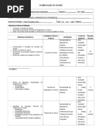 Planificaçao de Sessao